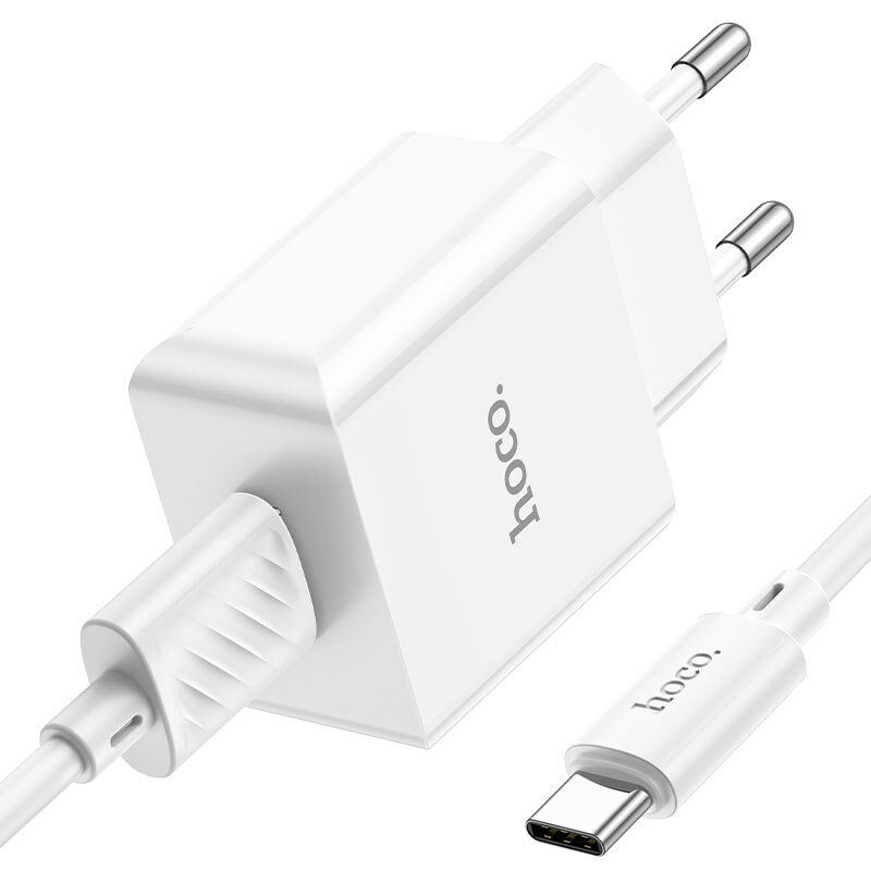 Chargeur mural à port unique pour loisirs Hoco C106A Kit USB TC EU