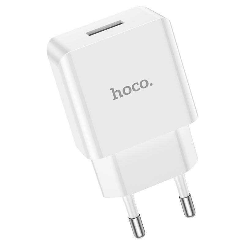 Chargeur mural à port unique pour loisirs Hoco C106A avec boîtier EU