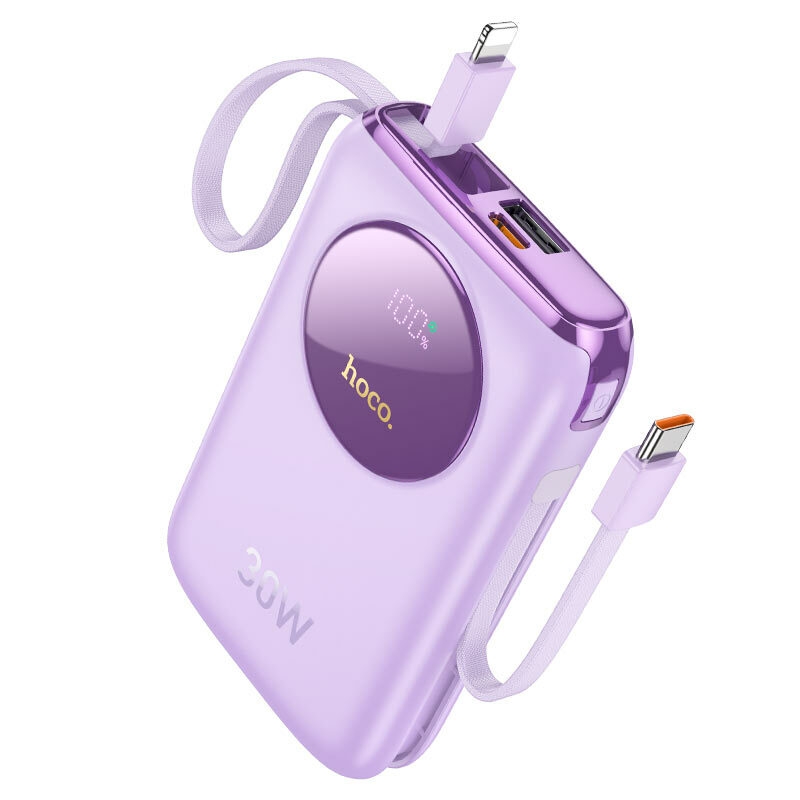 Banque d'alimentation entièrement compatible Hoco Q19 Lucky 30 W 10 000 mAh