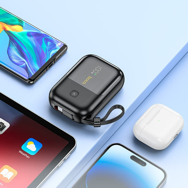 Presentation of the bank's payment system compatible with the phone Hoco Q20 10000 mAh