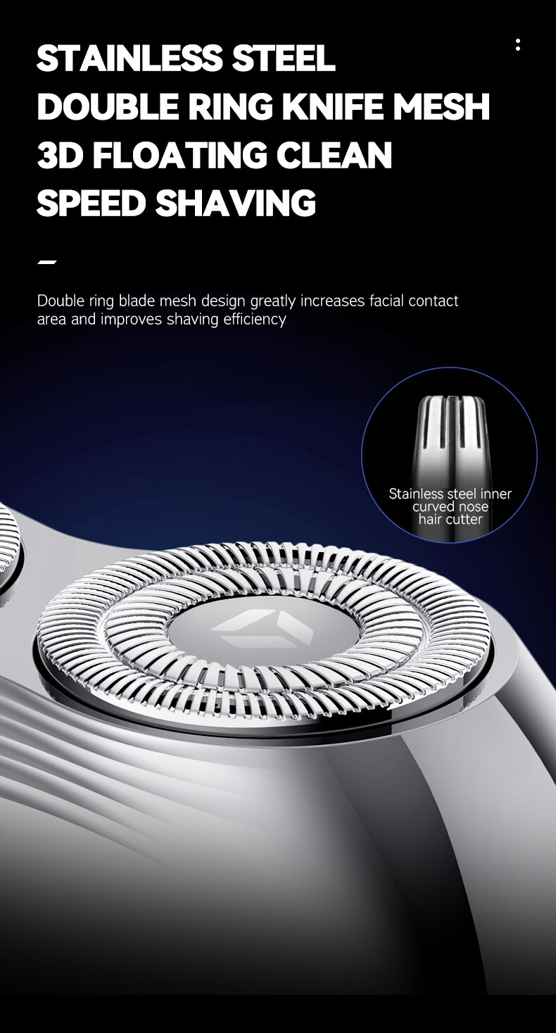 KEMEI km-t288 Pocket Size Waterproof Razor Mini Electric Shaver Cordless Beard Razor Replacement Shaver Manual Nose Hair Device supplier