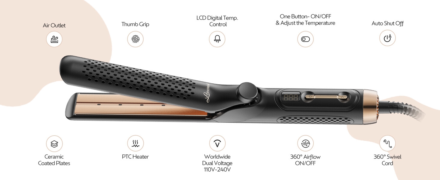 curling iron rotating