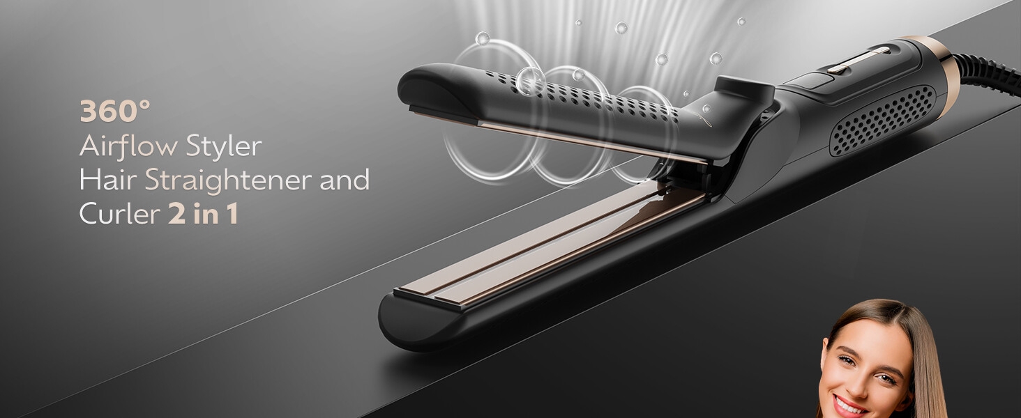 dual voltage flat iron curling iron