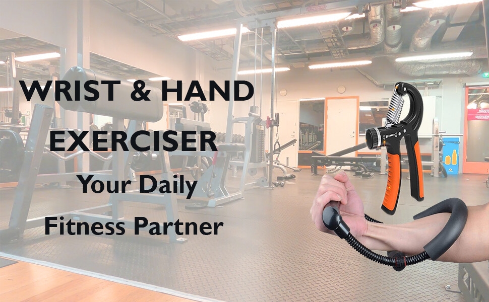 Power Muscular Ergonomic Wrist Hand Exerciser Home Workout Ideal Athletes Sportsmen Fitness SPN-ONL