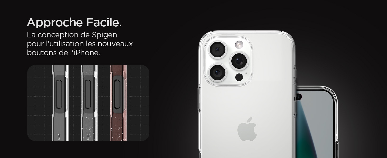 spigen coque iphone 16 pro max transparente