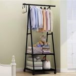 product_image_name-Générique-علاقة ملابس مثلثية مع رفّين و4 عجلات-1