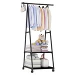 product_image_name-Générique-علاقة ملابس مثلثية مع رفّين و4 عجلات-3