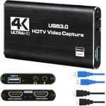 product_image_name-Générique-Carte de Capture Vidéo et Audio 4K, Appareil de Capture Vidéo USB 3.0 HDMI, Full HD 1080P, Entrée Audio 3,5mm, HDCP 2.2, pour l'Enregistrement de Jeux et la Diffusion en Direct-1