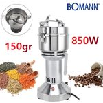 product_image_name-Bomann-Moulin Professionnel À Café & Épices -850 W -150 Gr En Acier Inoxydable--1