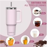 product_image_name-Générique-Thermos Watersy Travel Tumbler 30oz – Gobelet Isotherme Inoxydable avec Paille – Tasse Grande Capacité – Mug Étanche Double Paroi – Gobelet Café, Thé, Smoothie, Boissons Froides/Chaudes – Tumbler Trendy pour Bureau, Sport, Voiture – Idée Cadeau-4