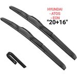 Balai d'essuie glace avant pour HYUNDAI compatible ATOS et EON 