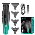 product_image_name-VGR-tondeuse à cheveux professionnelle 9000 tr/min lame en céramique Machine de coupe de cheveux entièrement en métal Interface USB Machine de barbier pour hommes - V-003-1