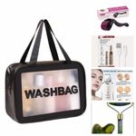 product_image_name-Générique-pack beauty ,washbag ,derma roller , jad roller , guasha ,Hair Rasoir facial 4 en 1 , Aspirateur De Points Noirs-1