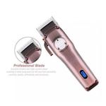 product_image_name-Kemei-Tondeuse Rechargeable 2200 Mah - 8 Peignes De Précisions - Lcd - KM 9350 - Bronze-4