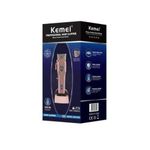 product_image_name-Kemei-Tondeuse Rechargeable 2200 Mah - 8 Peignes De Précisions - Lcd - KM 9350 - Bronze-5