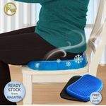 product_image_name-Générique-Coussin En Gel de Silicone - Oreiller Flexible -  Coussin en Nid d'Abeille Doux et Respirant-3