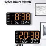 product_image_name-Générique-Réveil numérique, horloges électriques légères, Deux paramètres d'alarme, horloges LED à intensité Variable pour Chambre à Coucher, Bureau, Salle, Lumière-3