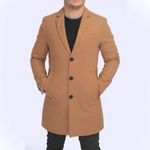 product_image_name-Enos Jeans-Veste longue type pardessus - Beige-2