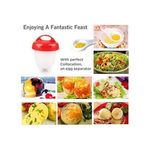 product_image_name-Générique-Pack 6 Cuiseurs À Oeufs - En Silicone - Rouge/Blanc-4