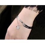 product_image_name-Générique-سوار "باميلا" ارقام رومانية بقلب معلق - الفولاذ المقاوم للصدأ-3