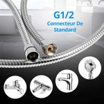 product_image_name-Générique-Tuyau de Douche Flexible Extensible en Acier Inoxydable - 2M-5
