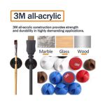 product_image_name-Générique-Support Attache Organisateur câble 3 pièces un slot multicolores-5