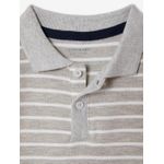 product_image_name-Vertbaudet-حزمة من 2 قميص بولوز للأولاد بنسيج بيكيه - 1 أزرق لائحة + 1 مخطط-4