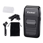 product_image_name-Kemei-Rasoir Electrique Rechargeable Doubles Lames - KM 1102 - Noir-2
