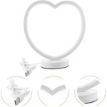 product_image_name-Générique-Lampe Veilleuse pour Chevet & Bureau Décorative avec Télécommande Forme Cœur, 2 mode de Lumières, 6 Gradations de Couleurs, Alimentation USB-1