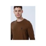product_image_name-US Polo Association-Pull Homme Unis - Marron-2
