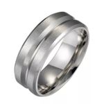product_image_name-Générique-Bague doublée  En Acier Inoxydable - Argent --1