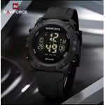 product_image_name-Naviforce-Montre pour homme - Water Résiste - Bracelet En Gel De Silione - Noir-1