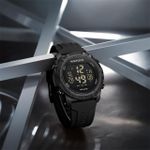 product_image_name-Naviforce-Montre pour homme - Water Résiste - Bracelet En Gel De Silione - Noir-2