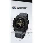 product_image_name-Naviforce-Montre pour homme - Water Résiste - Bracelet En Gel De Silione - Noir-4