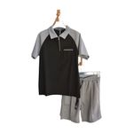 product_image_name-New Mentality-- Ensemble Short et T-shirt - Noir/Gris-1
