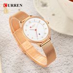 product_image_name-Curren-Montre Femme - C9035L -  Acier Inoxydable - Rose Gold/blanc-3
