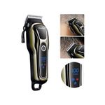 product_image_name-Kemei-Kit Tondeuse Rechargeable Avec Afficheur -Km 1990- Noir-2