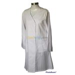 Manel BLOUSE BLANCHE FEMME SANS COL OFFICIER