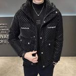 product_image_name-Fashion Collection-Blouson Homme Jacket d'hiver DG Glacé Avec Capuche élègante Style Tendance 2025 Parka Chic Fashion Veste Bombers décontracté - Noir-2