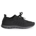 product_image_name-Générique-Basket Noir Pour Femme En Tissu Très Souple-2