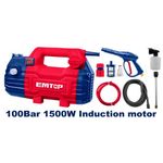 Nettoyeur Haute Pression 1500W 100Bar Avec Tuyau métallique 8M EMTOP EHPW1501