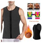 product_image_name-Générique-Gilet Amincissant (Sudation) Débardeur de Fitness - Noir/Vert-2
