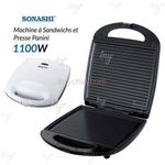 product_image_name-Sonashi-Presse / Panineuse 1100 Watts - SGT 842 - Blanc-1