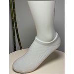 product_image_name-BONTI-12 Socquettes en Bambou Pour Femme en Cotton (Perforée) - Parfumées et Sans Couture, Couleur Blanche.-4