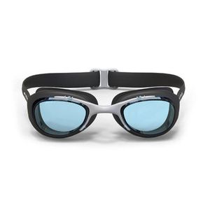 Lunettes De Natation XBASE - Verres Clairs - Taille Unique - Noir