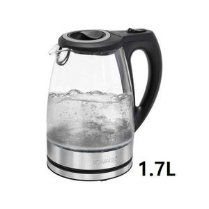 Bouilloire électrique en verre 1,5L 2200W Bomann WKS 6032 G CB