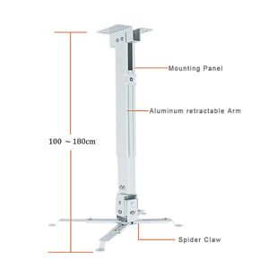 Support Tv Réglable À Bras Pour Tv Lcd Plasma Mural 23/47 - Noir - Prix  en Algérie