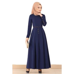 Manteau Hijab Avec Boutons - Beige 10213W153 - Prix en Algérie