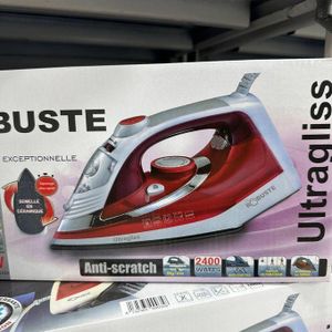 Robust مكواة بخار Ultragliss، سعة 320 مل، 2400 واط، قاعدة سيراميك