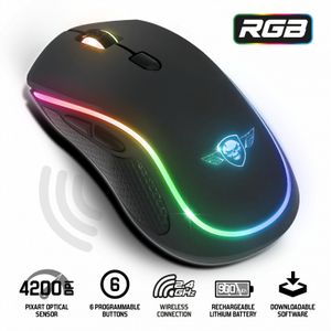 Souris Gaming Rgb Sans Fil 7200 Dpi Noir - Souris BUT